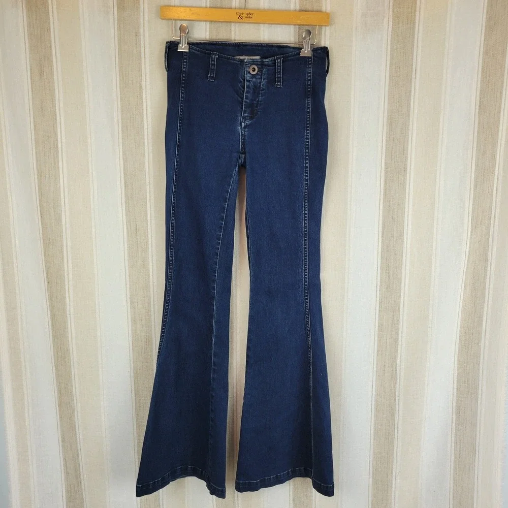 Free People Flare‎ Jeans Blue Size 25